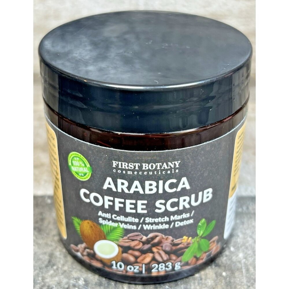 First Botany - Arabica Coffee Scrub w/ Organic Coffee, Coconut, Shea Butter -NEW